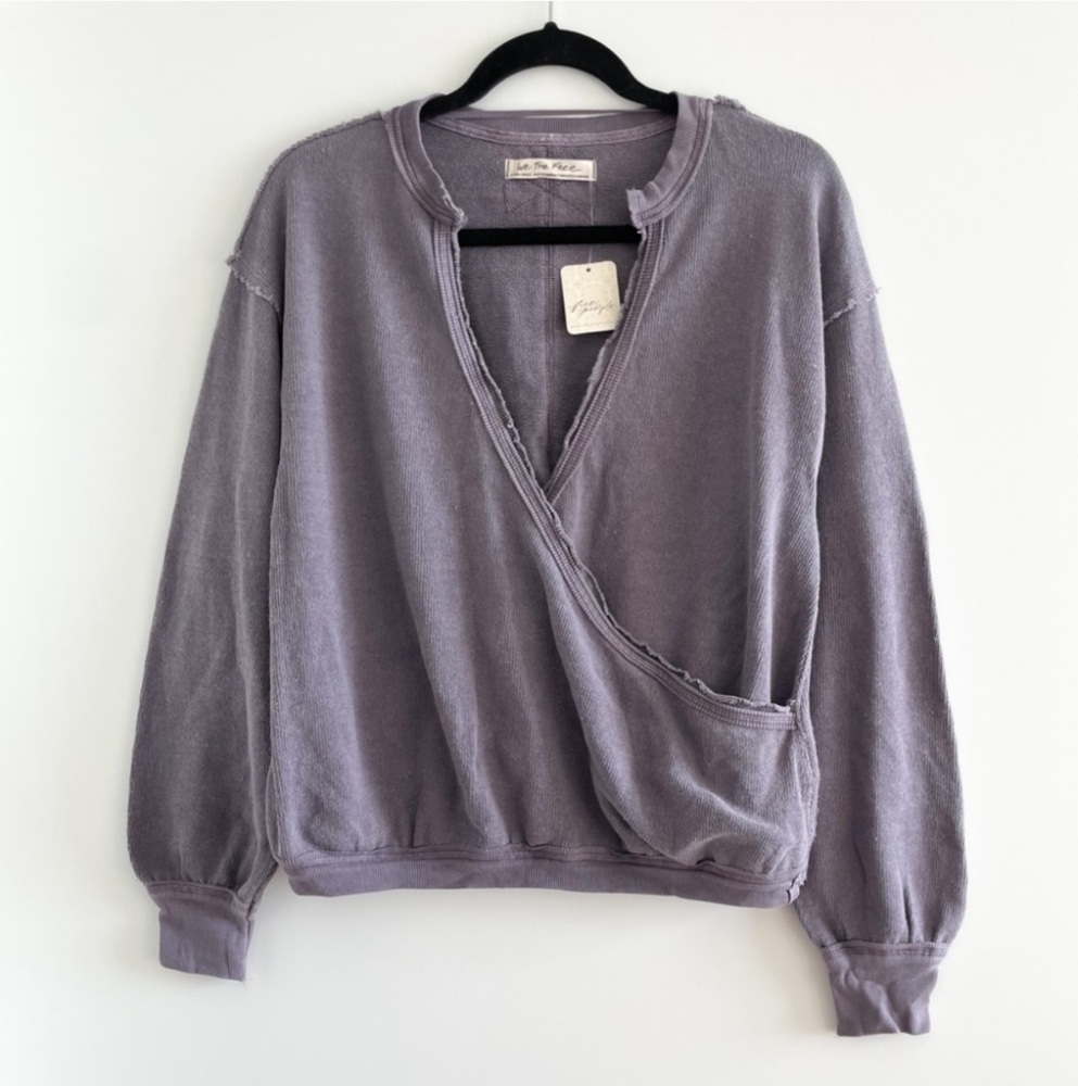 Washed Purple Women's Sweater